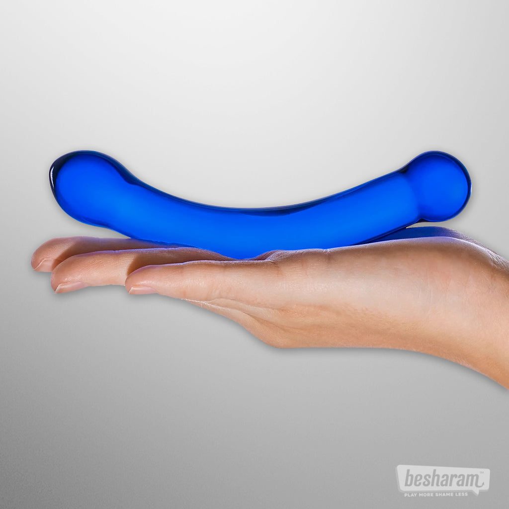 Glas 6" Curved G-Spot Dildo