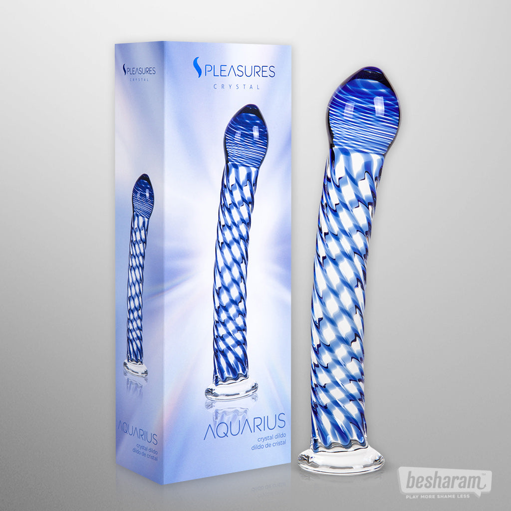 Crystal Aquarius Glass Dildo