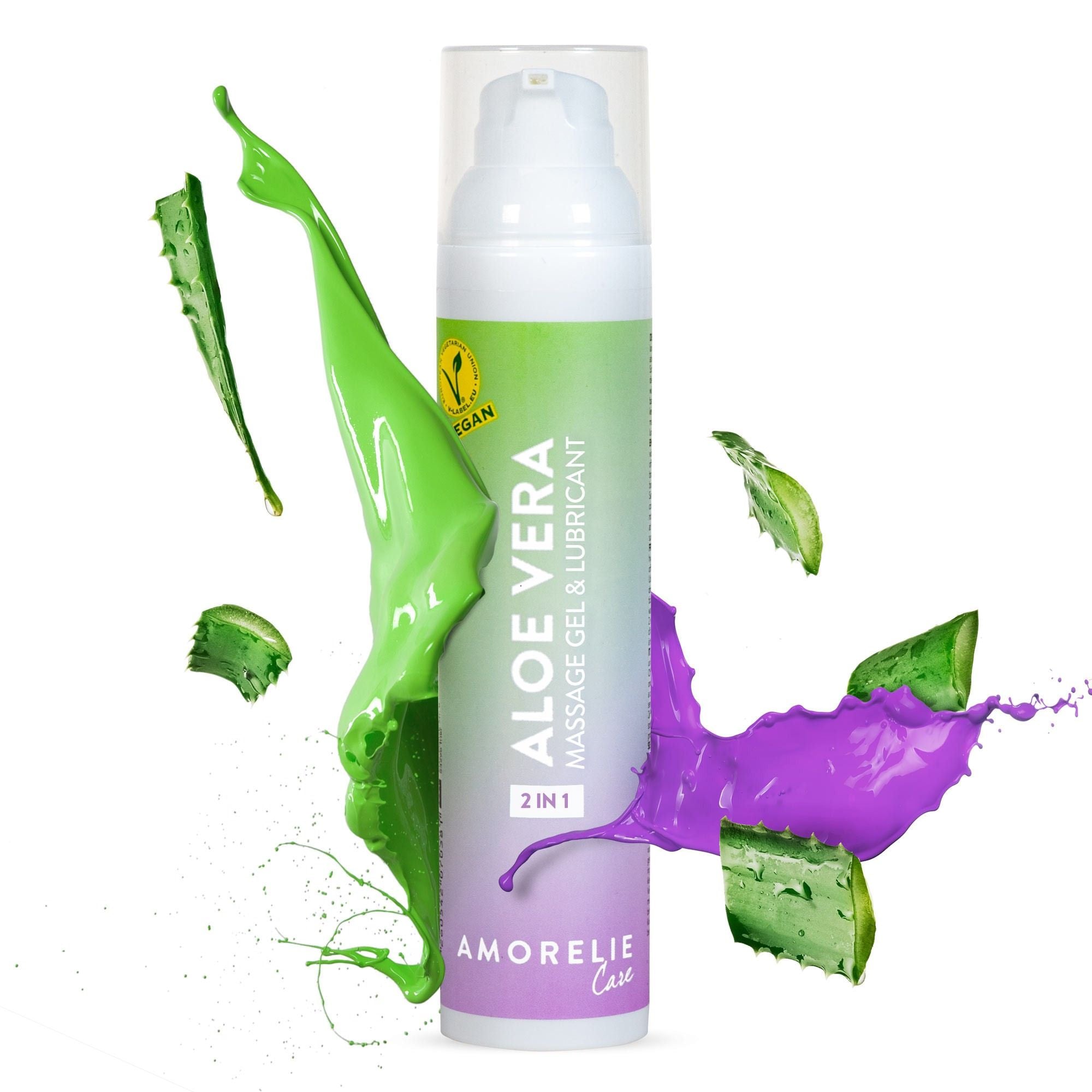 Amorelie Aloe Vera 2 in 1 Massage & Lubricant 100ml