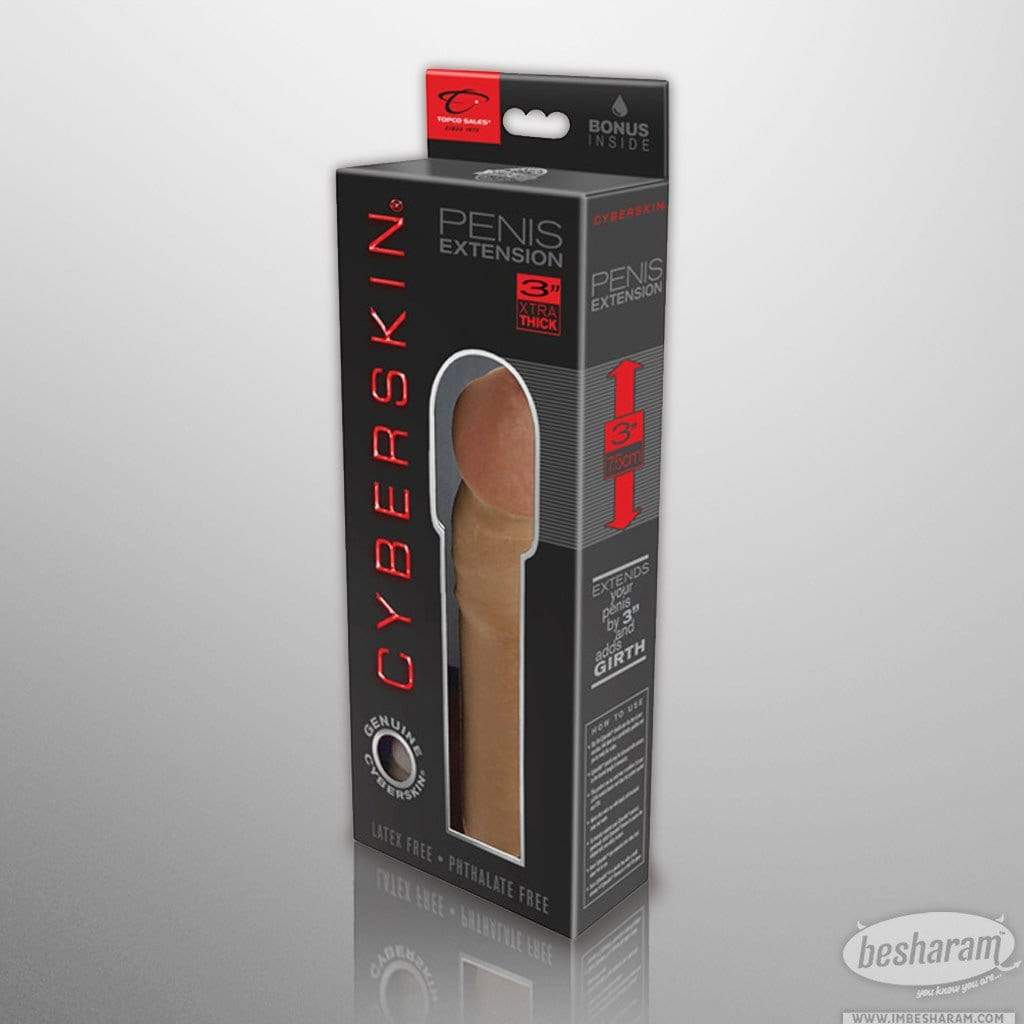 3" Cyberskin Penis Extender Sleeve