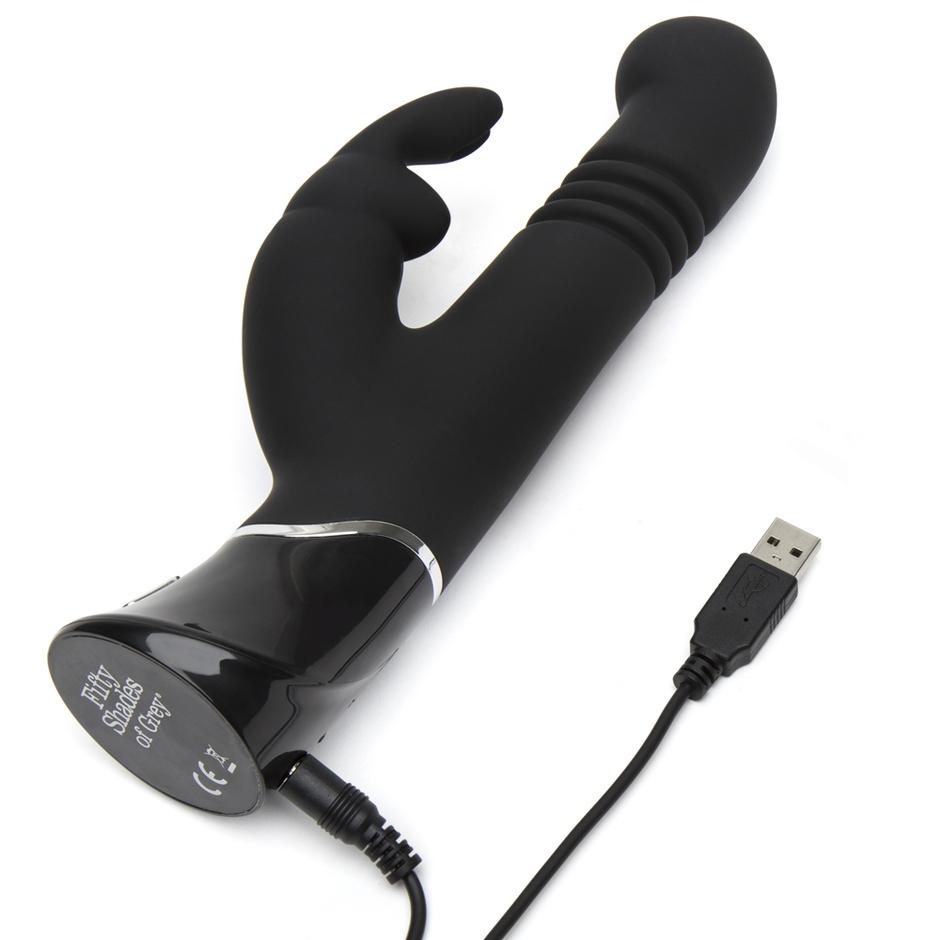 Fifty Shades Of Grey Greedy Girl Thrusting Rabbit Vibrator