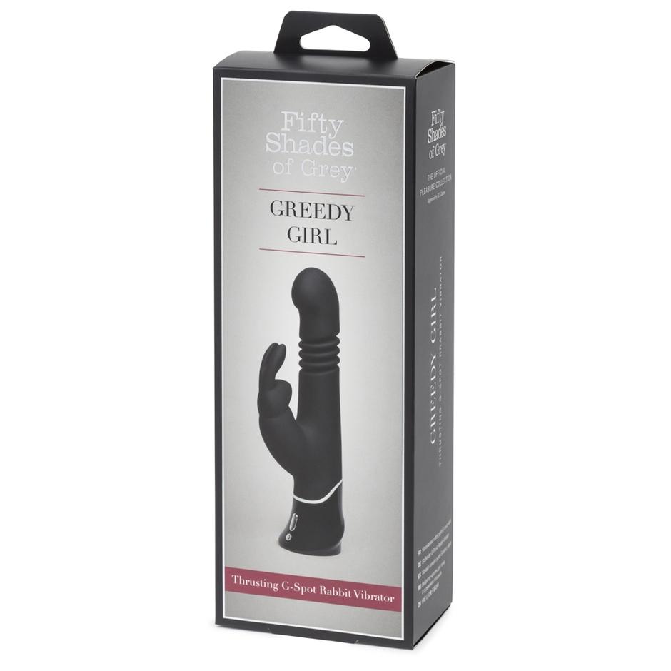 Fifty Shades Of Grey Greedy Girl Thrusting Rabbit Vibrator