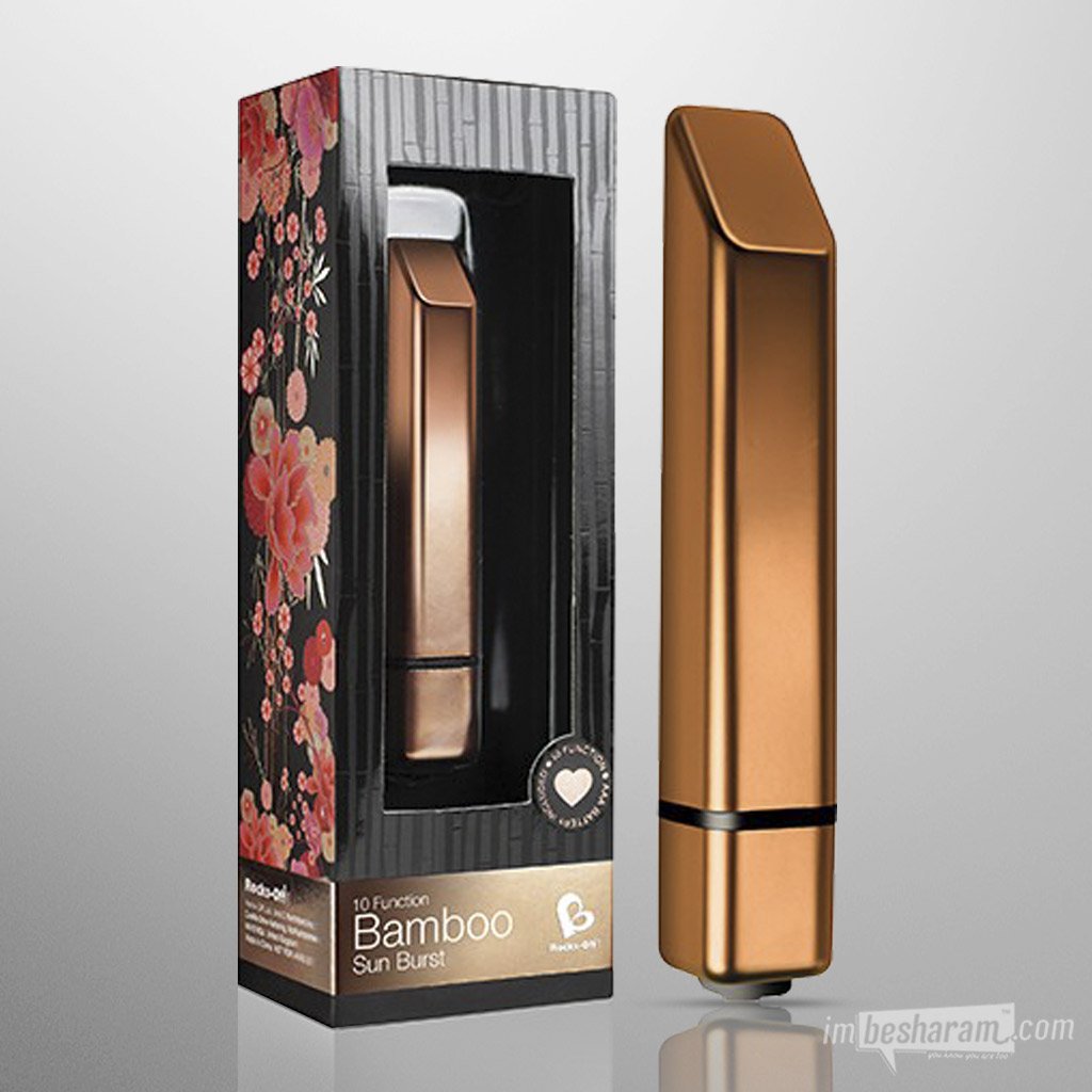 Rocks Off Bamboo Bullet Vibe - Moondust & Sunburst