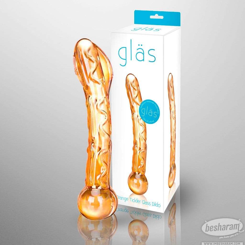 Glas Orange Tickler Dildo