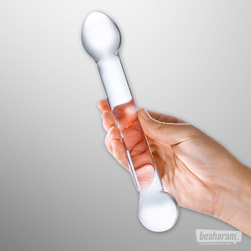 Glas 7" Curved G-Spot Dildo