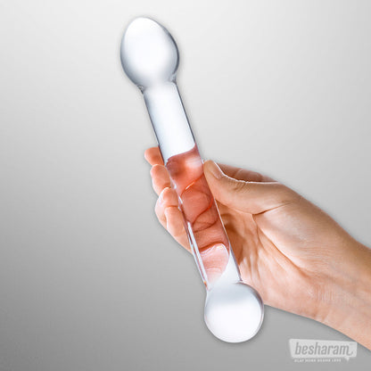 Glas 7" Curved G-Spot Dildo
