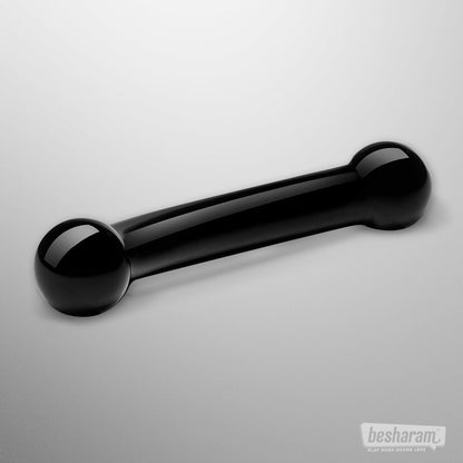Glas Double Bull Black Dildo