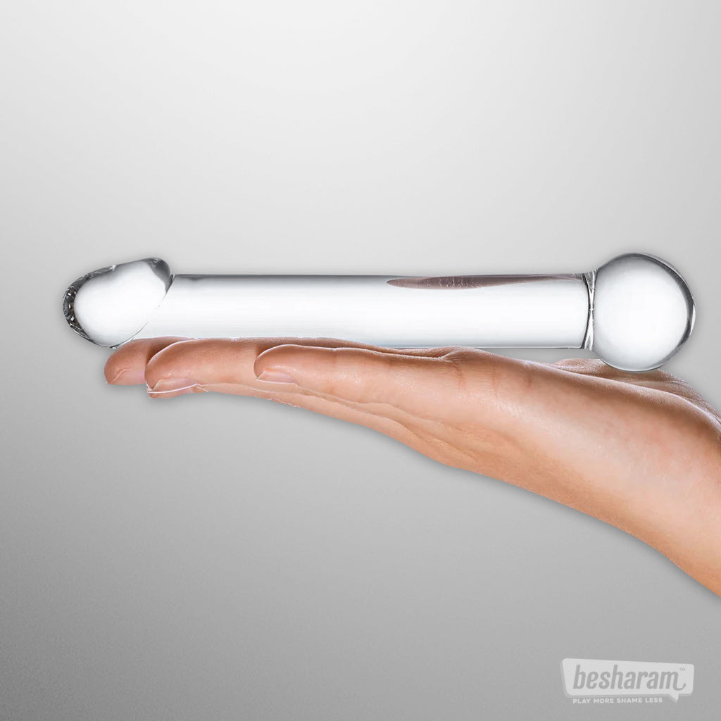 Glas Realistic Head Dildo