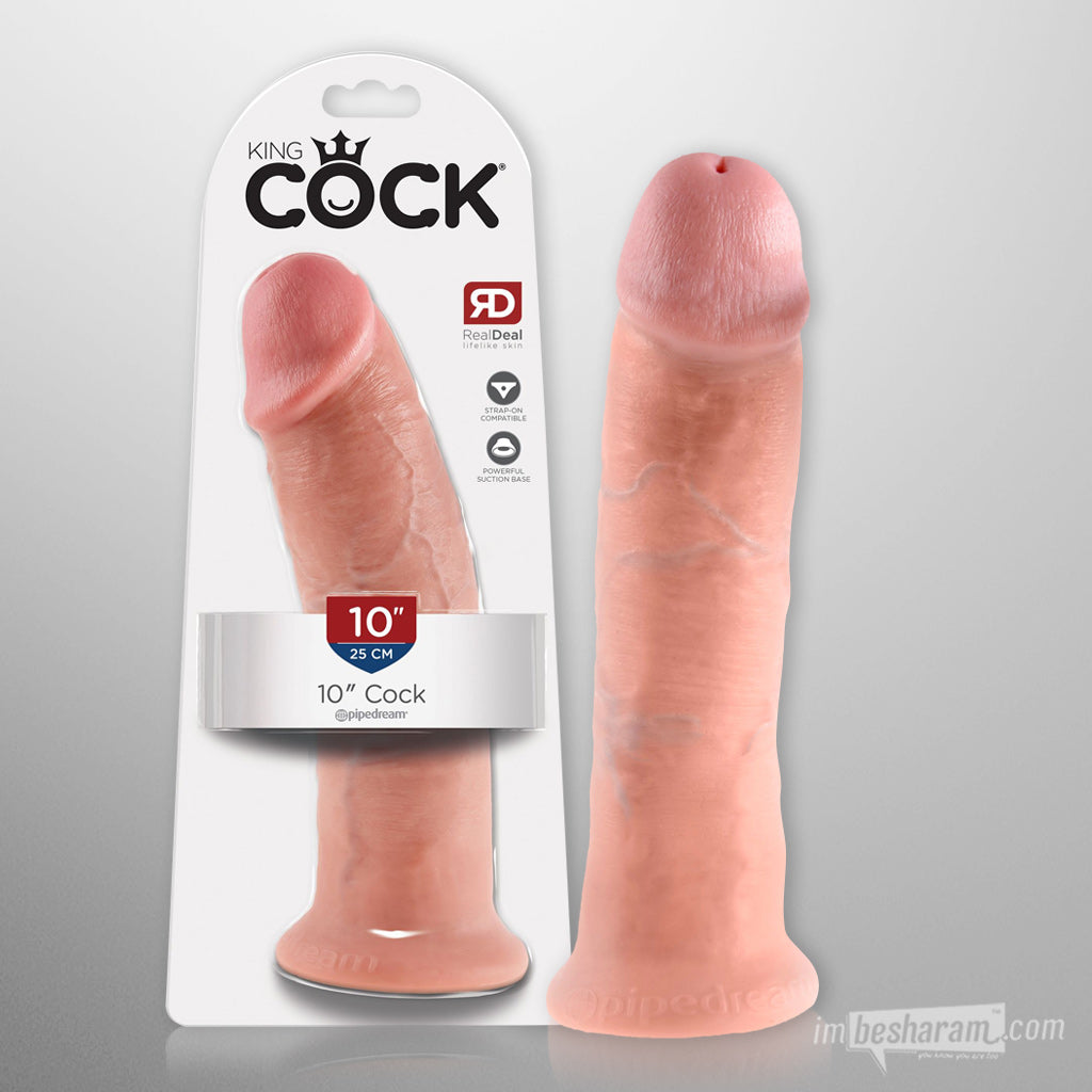 King Cock 10" Realistic Dildo