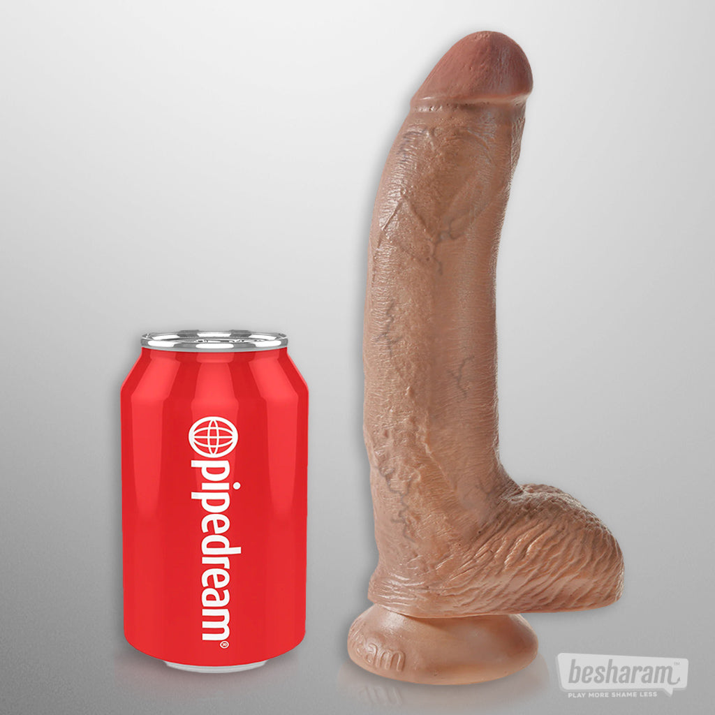 King Cock 9" Realistic Dildo with Balls