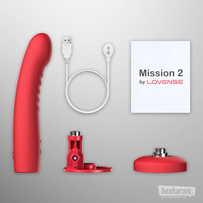 Lovense Mission 2 Smart Vibrating Dildo