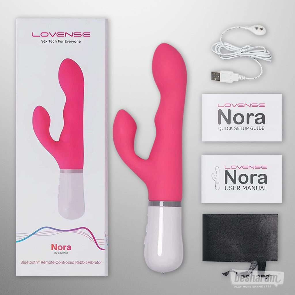 Lovense NORA Wireless Bluetooth App Rabbit Vibrator