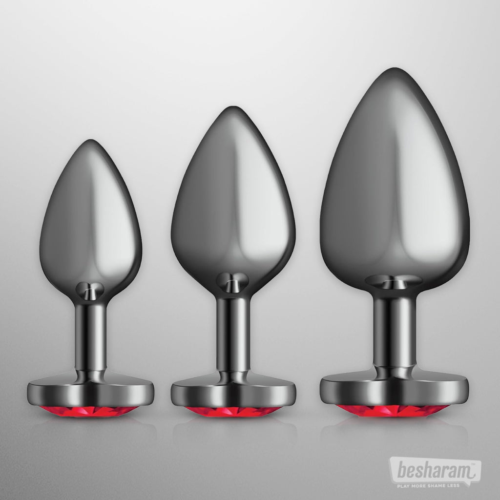 Viben Cheeky Charms Metal Butt Plug Kit