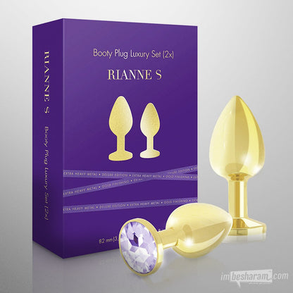 Rianne S Booty Plug Set - Gold