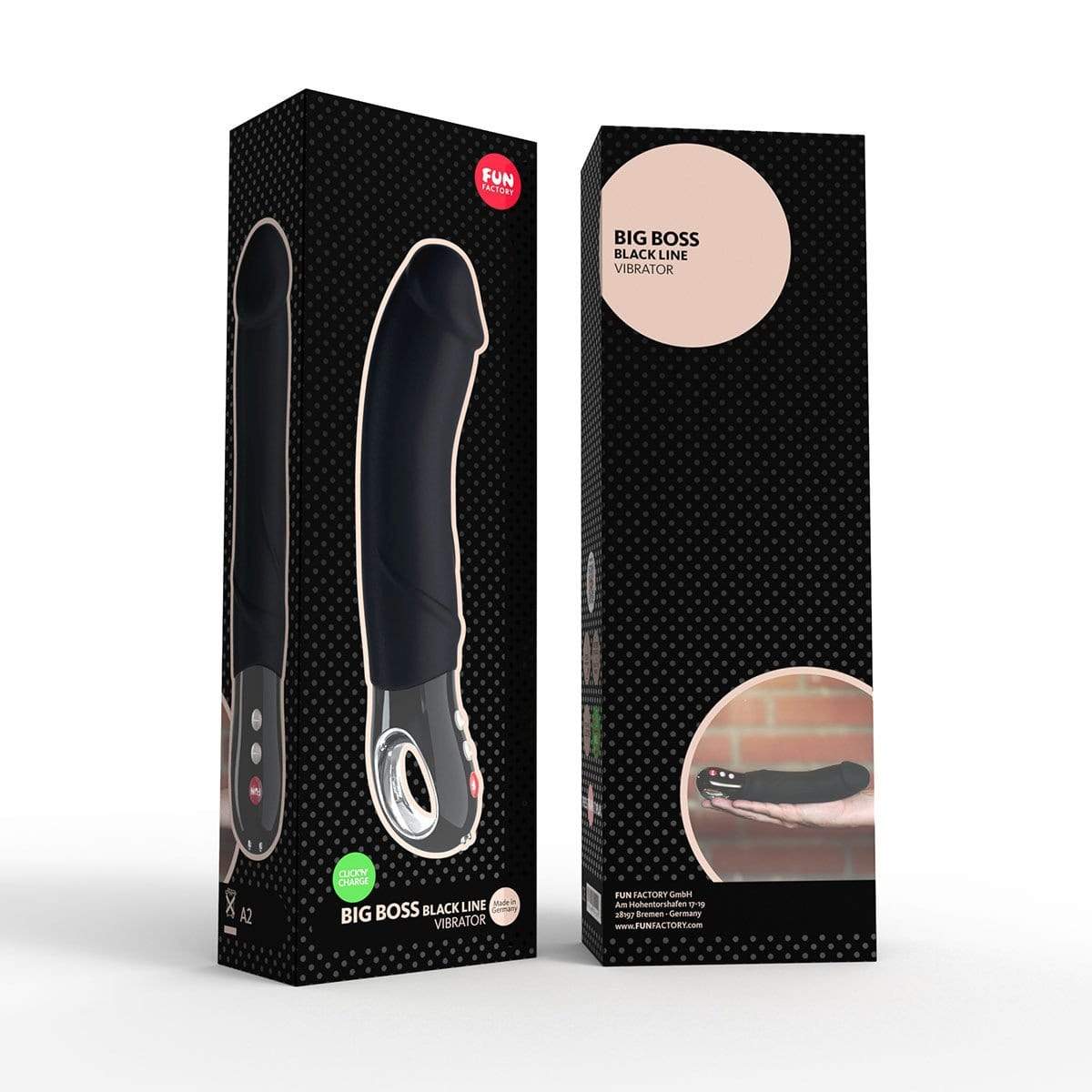 Fun Factory Big Boss - Black Line Vibrator