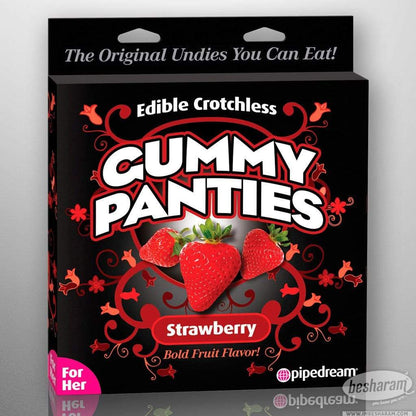 Edible Flavored Crotchless Gummy Panties