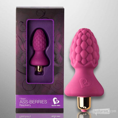 Rocks Off Ass-Berries Vibrating Plug