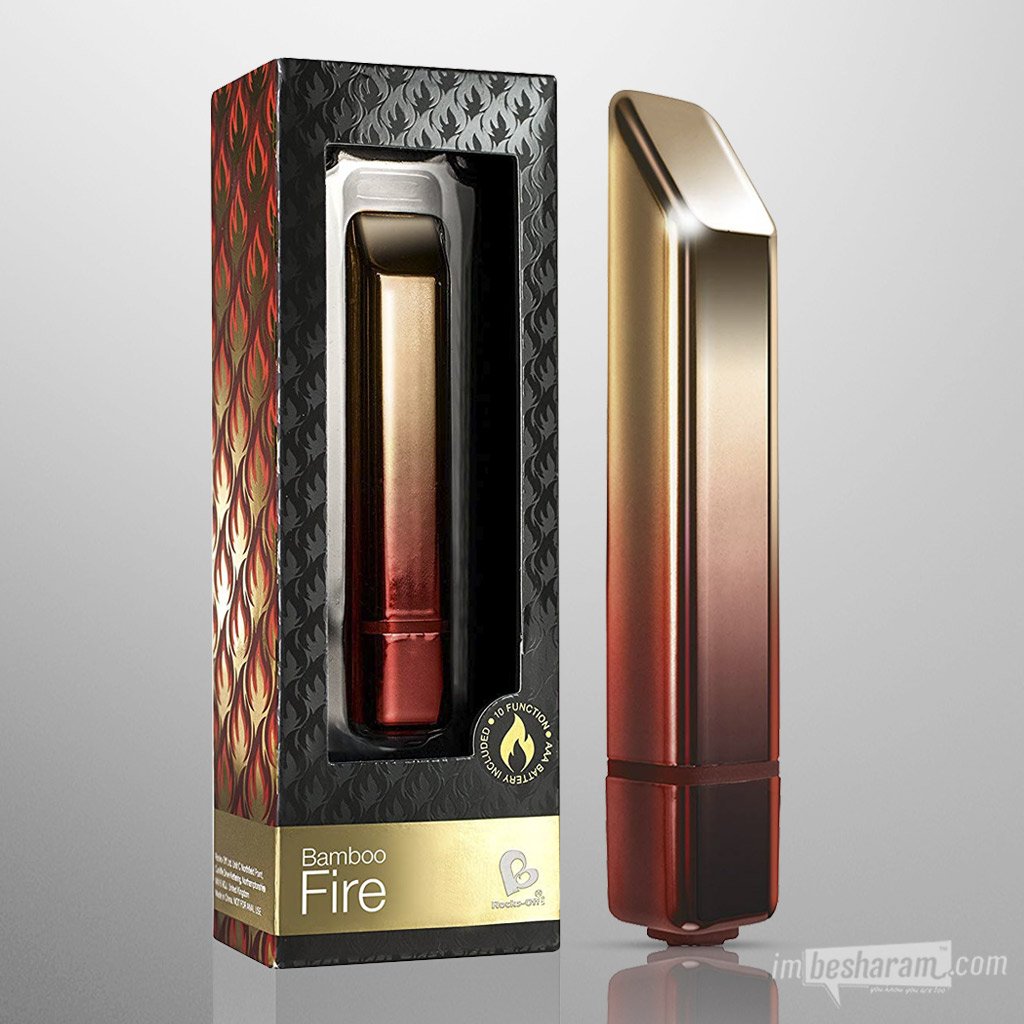 Rocks Off Bamboo Bullet Vibe - Fire &amp; Ice