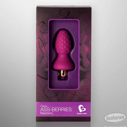 Rocks Off Ass-Berries Vibrating Plug