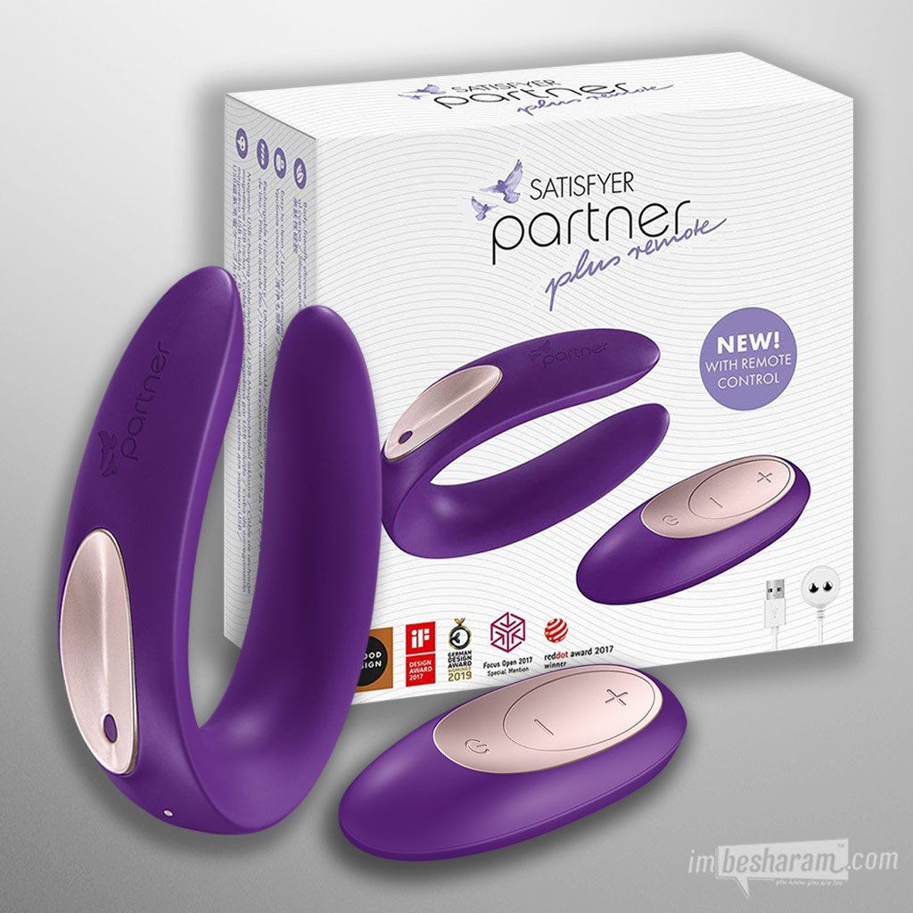 Satisfyer Partner Plus Couples Vibrator w Remote Control