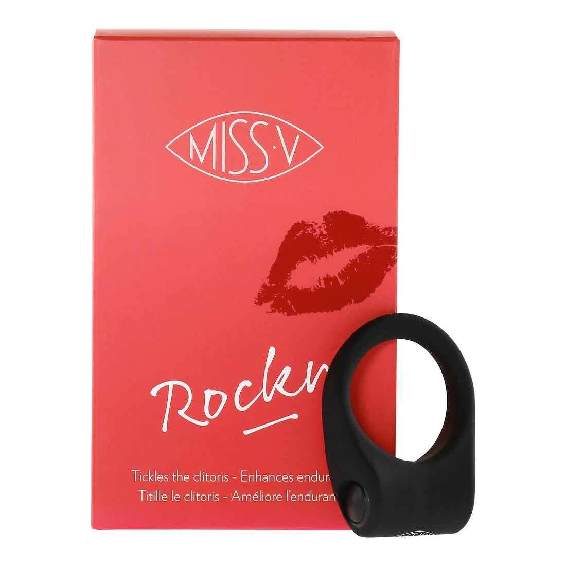 Miss V Rocky Penis Ring - Velvet Black