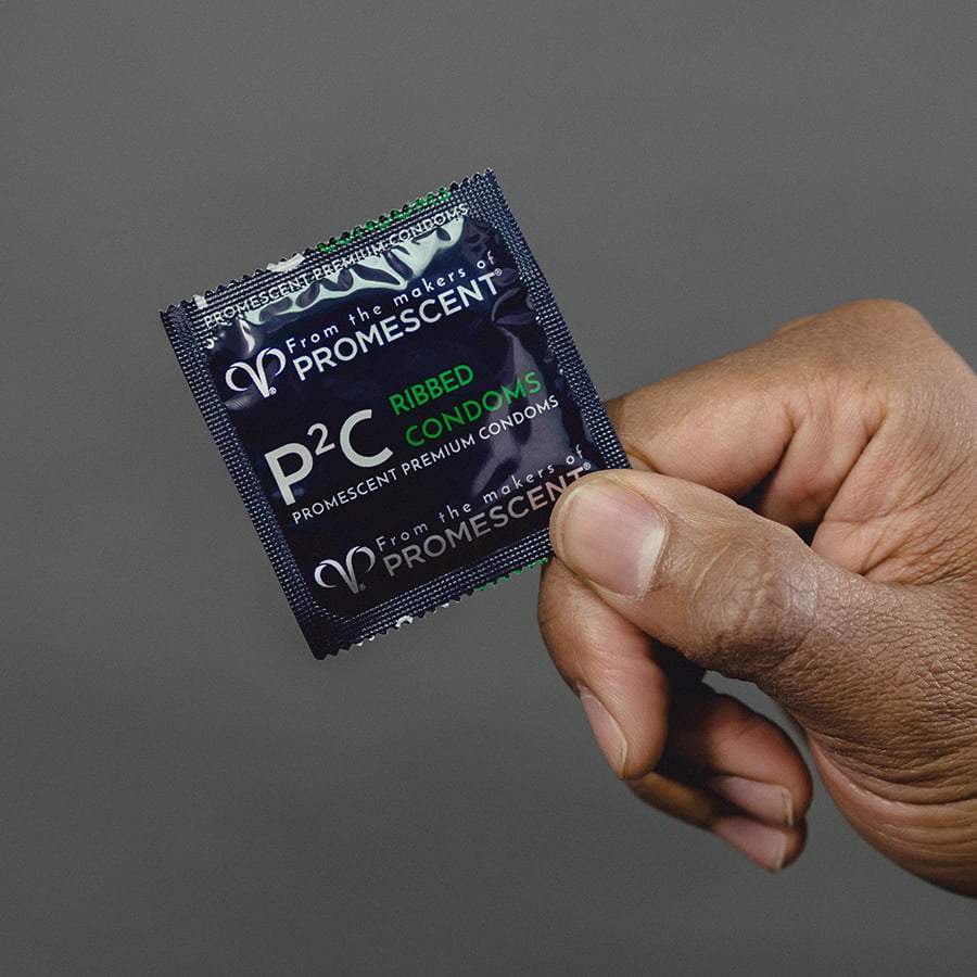 Promescent Premium Ribbed Condoms